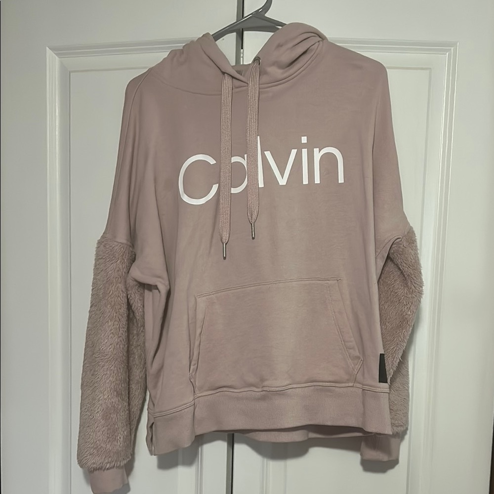Calvin Klein Performance Pink Oversized Long Sleeve Hoodie